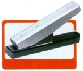 Basic stapler style without guide. Slot size 1/8" x 5/8"" (3mm x 16mm) Type D"